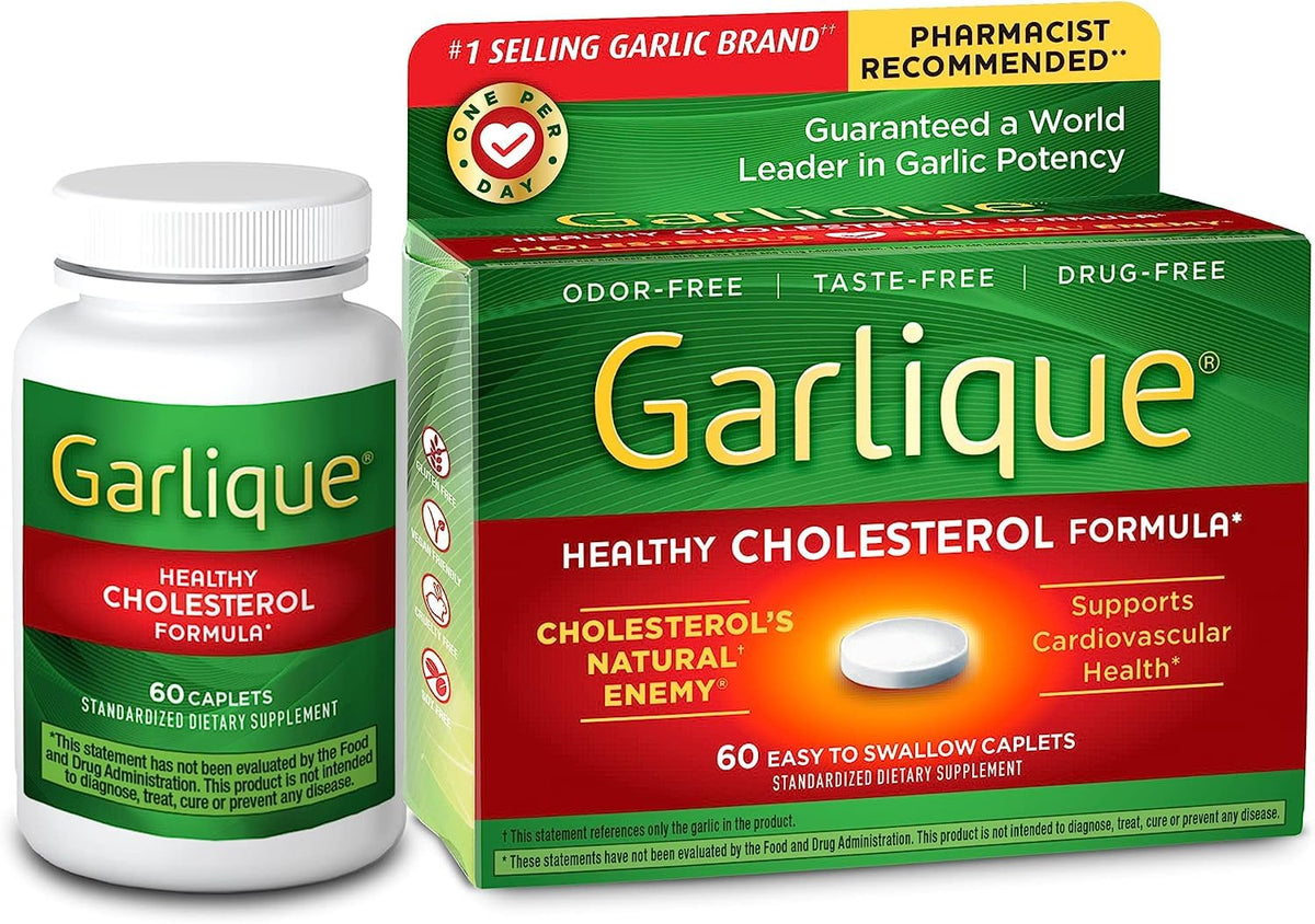 Garlique Garlic Caplets for Cardiovascular Support - 360 Tablets - image 3