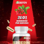 BEBEFEN Berberine HCL Supplement - 60 Capsules - image 3