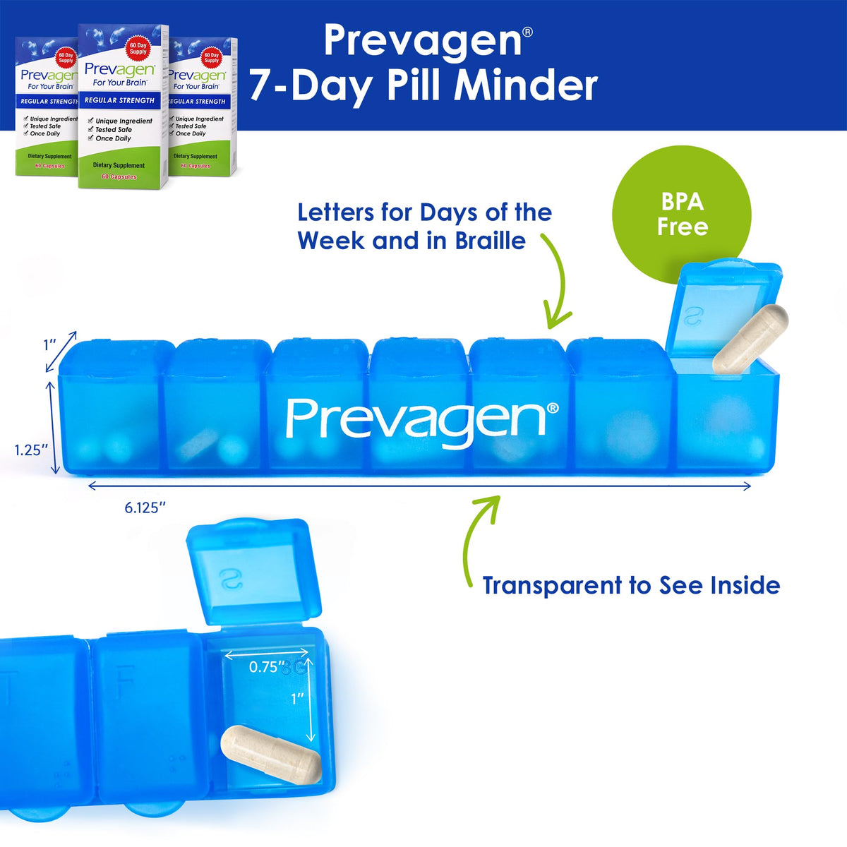 Prevagen Regular Strength Brain Supplement - 180 Capsules - image 5