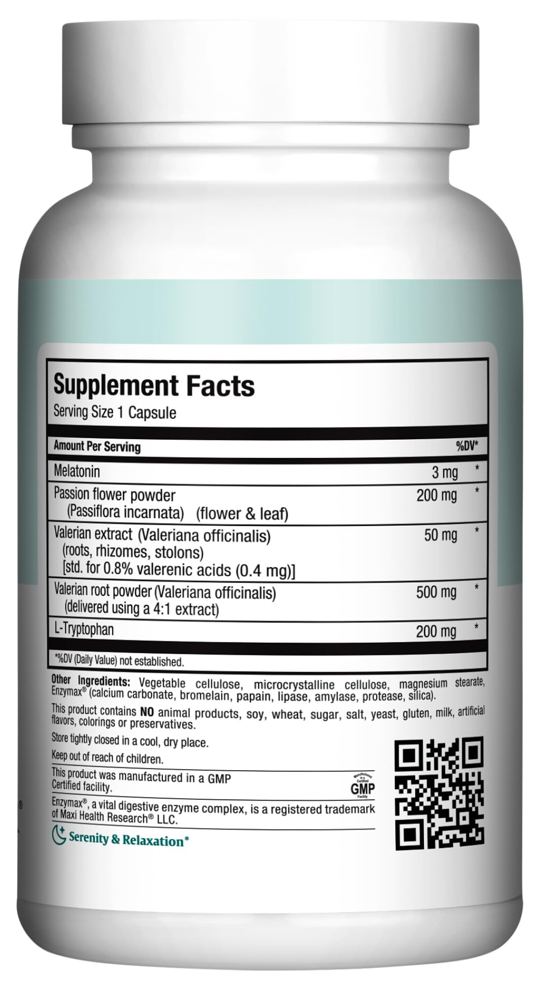 Maxi Health Sleep-O-Max with Valerian Root & Melatonin - 60 Capsules - image 2