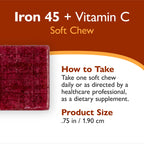Celebrate Vitamins Bariatric Iron Soft Chew with Vitamin C