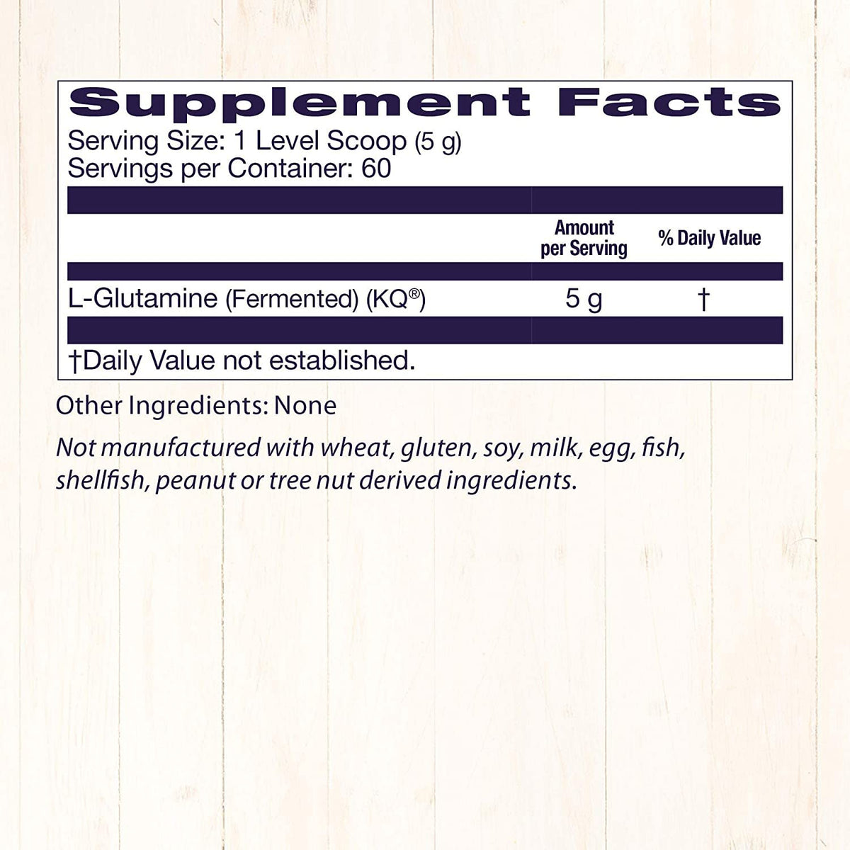 Healthy Origins L-Glutamine Powder 5000 mg - 300g - image 4