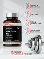 Horbäach Nitric Oxide Supplement with Creatine - 100 Capsules - image 5