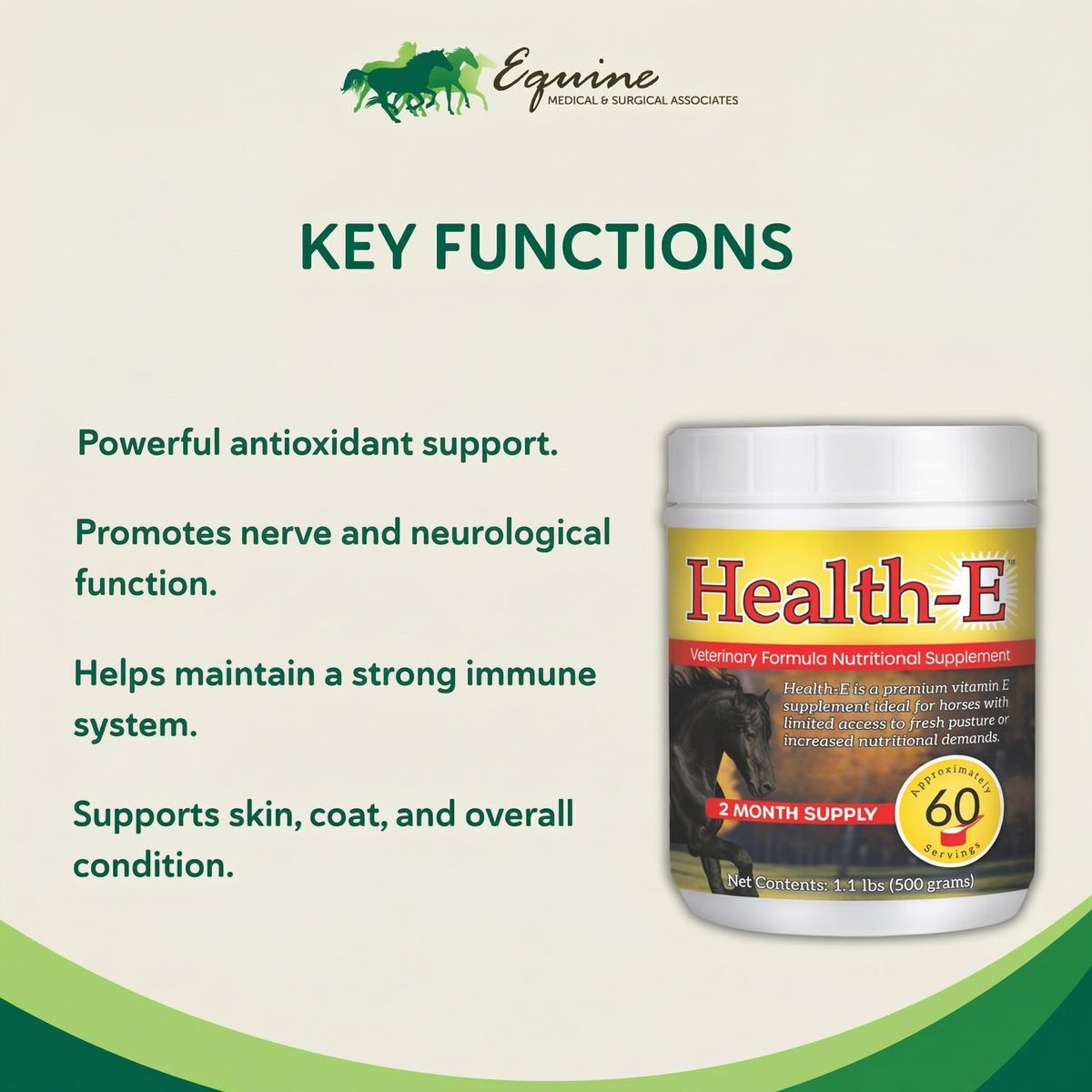 Health-E Vitamin E Supplement for Horses - 60 Servings - image 2