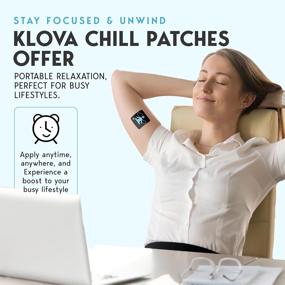 Klova Chill Patches with Ashwagandha & Rhodiola - 28 Count - image 5