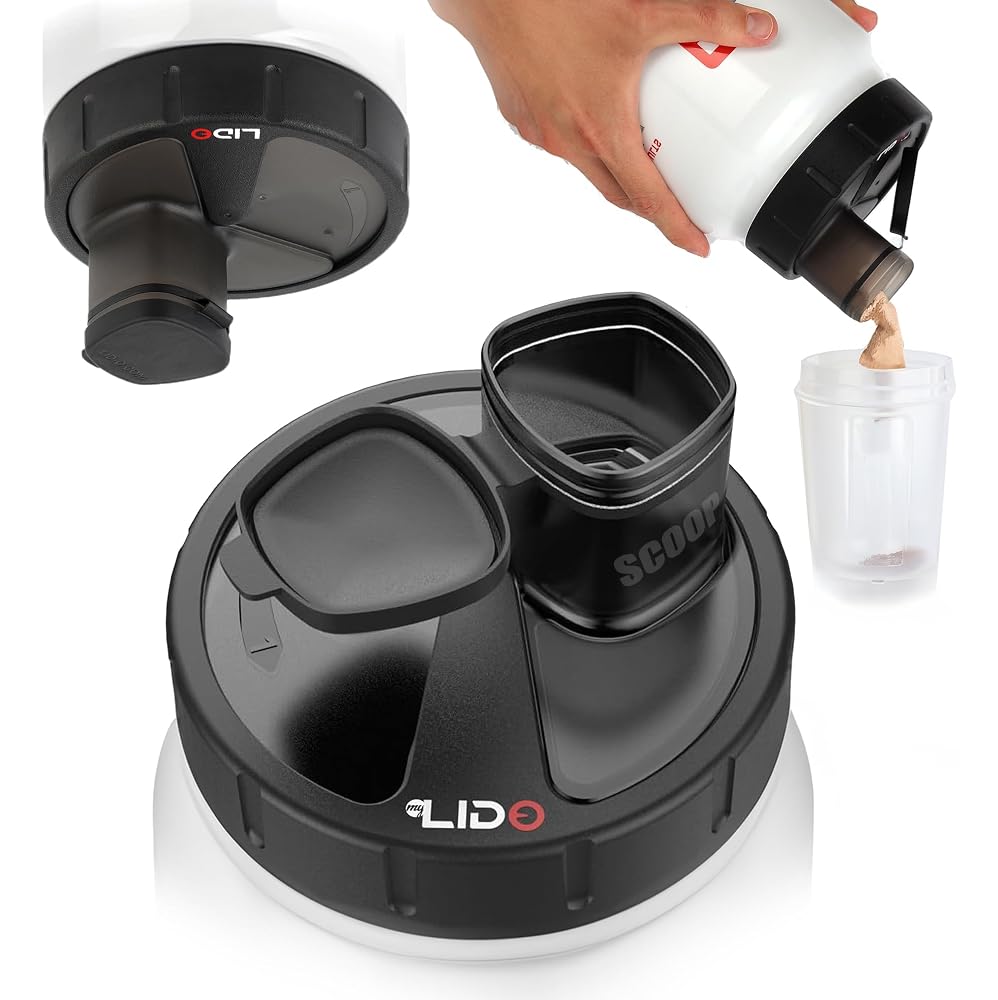 MYLIDO Protein Dispenser Scoop Powder Dispense Supplement Funnel