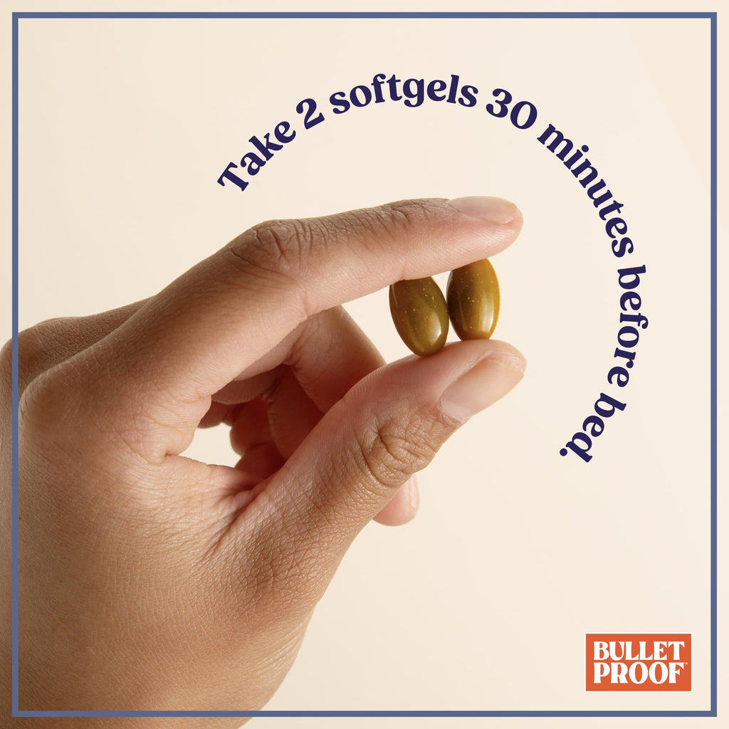 Bulletproof Sleep Mode Softgels for Sleep Support - 60 Softgels - image 6
