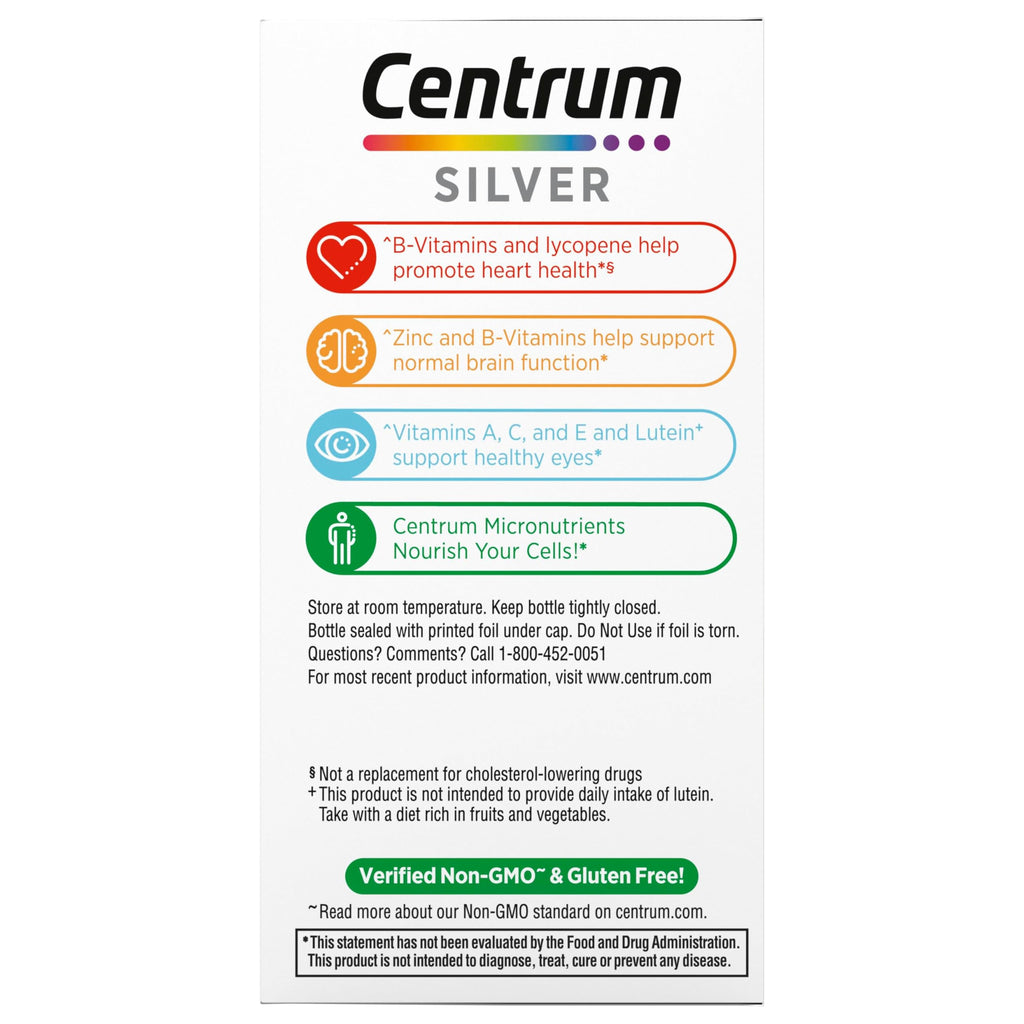 Centrum Silver Multivitamin for Adults 50+ - 80 Tablets - image 10
