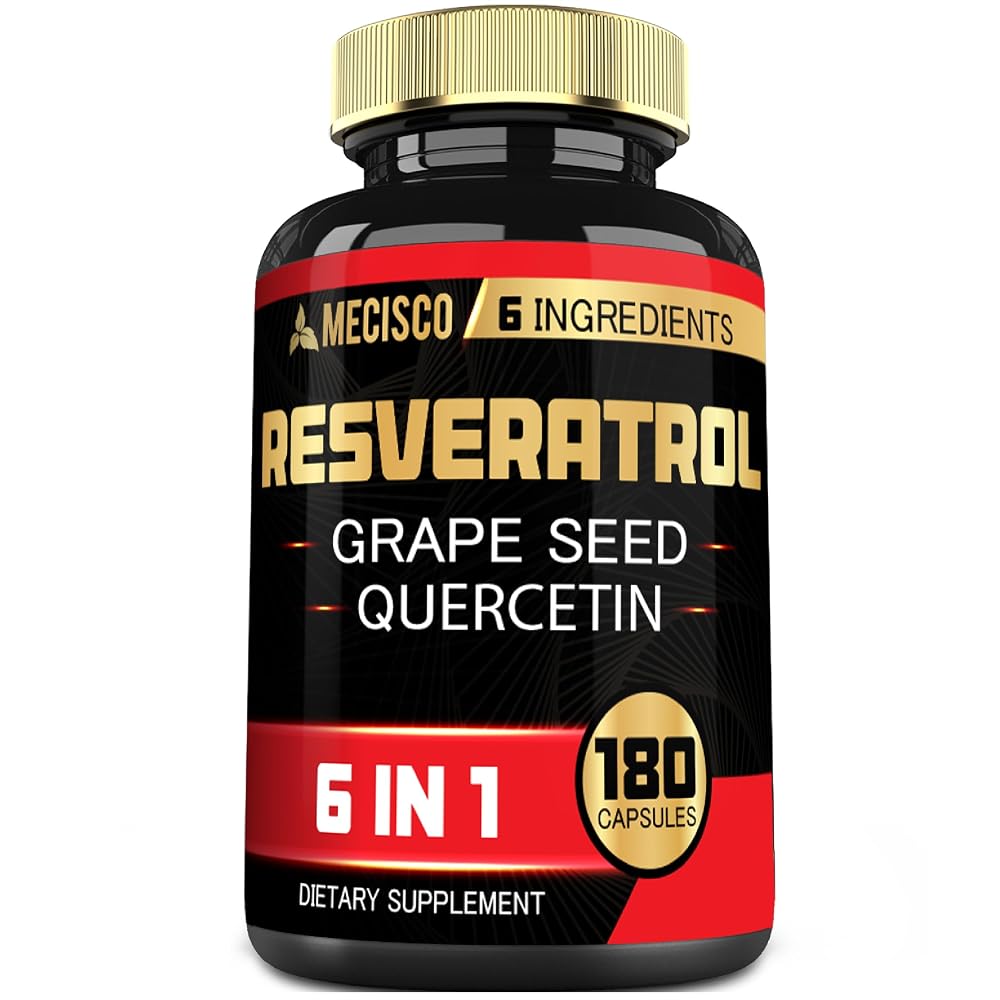 Mecisco Resveratrol Supplement_90 180Caps_300mg