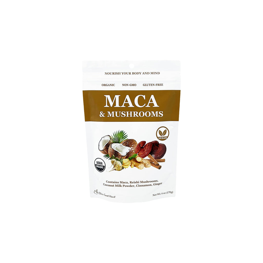 Chérie Sweet Heart Maca Mushrooms Blend Powder - 6oz