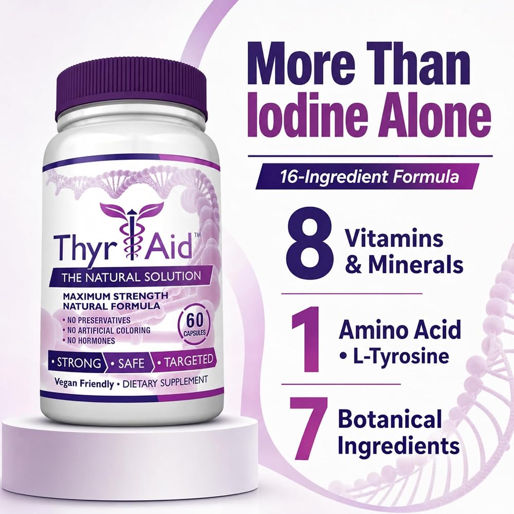 ThryAid ThyrAid Thyroid Support Supplement - 120 Capsules - image 5