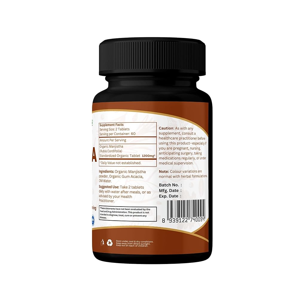 ORGANIC SPREE MANJISTHA 120 Tablets