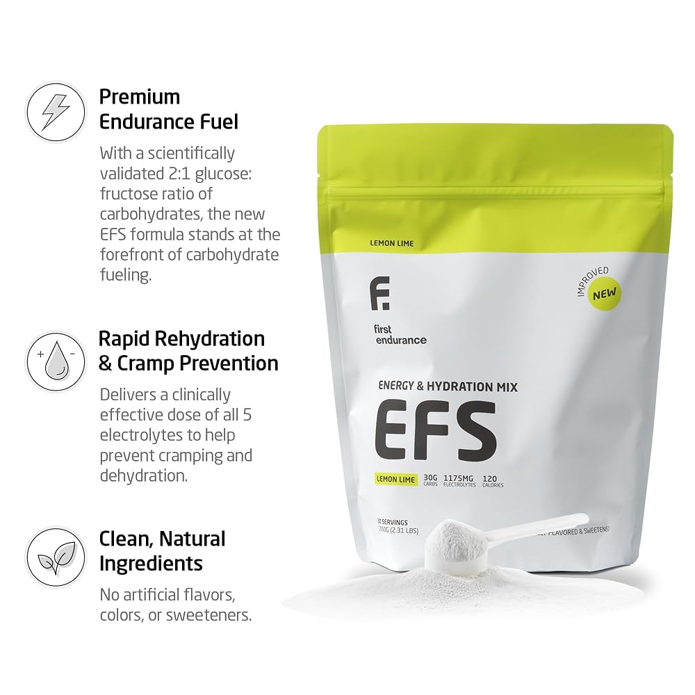 FIRST ENDURANCE EFS Hydration & Endurance Drink Mix - Premium