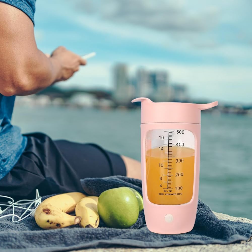 Nuytghr Protein Shake Mixer Mixer Cup Shaker Cups USB Rechargeable