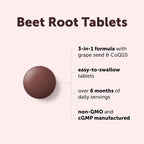 Micro Ingredients Beet Root with Grape Seed Extract & CoQ10 - 400 Tablets - image 3