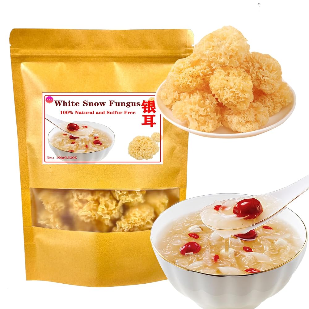 晟茗汐 White Snow Fungus Tremella Mushroom - 100g