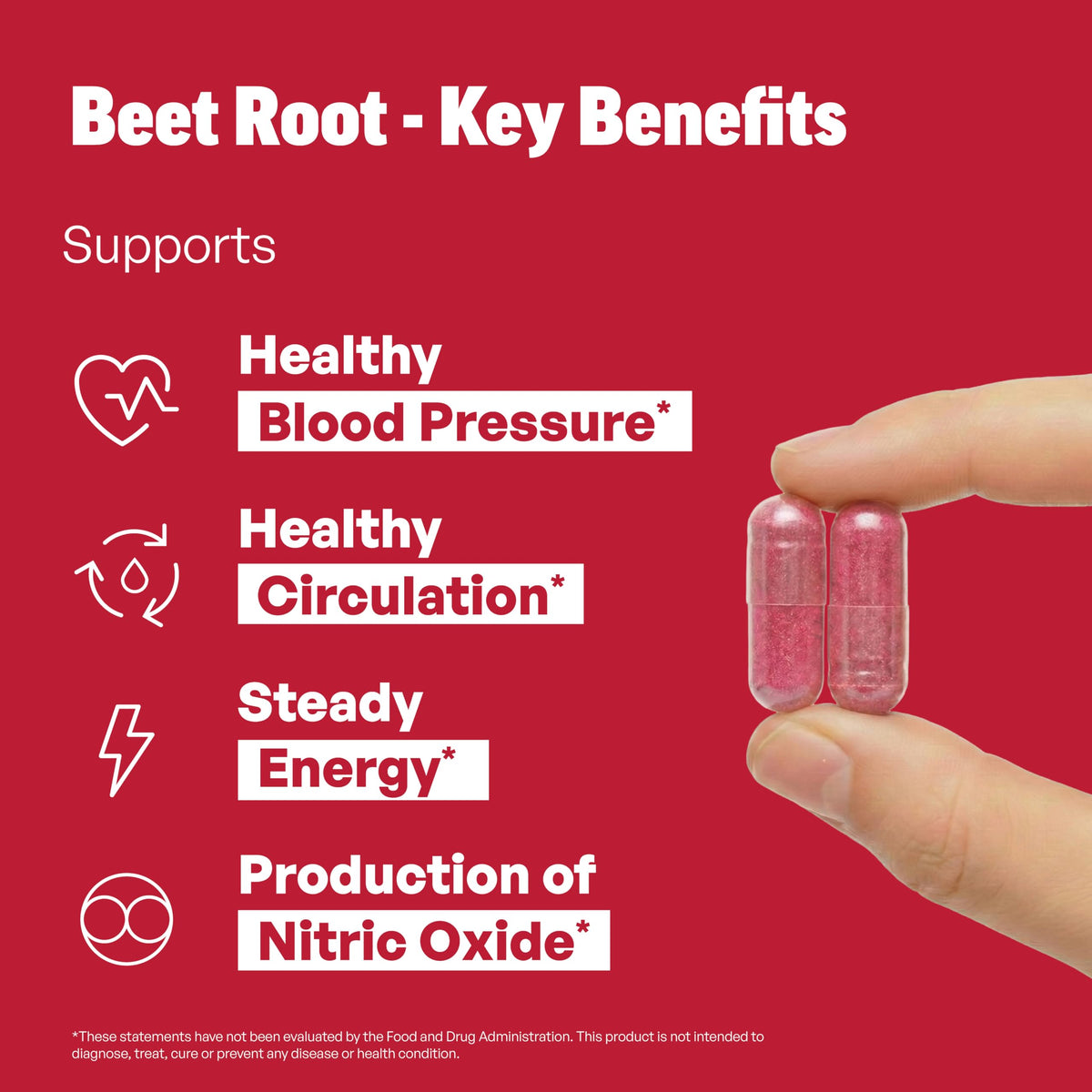 Sandhu's Beet Root Capsules 1200mg with BioPerine - 60 Capsules - image 2