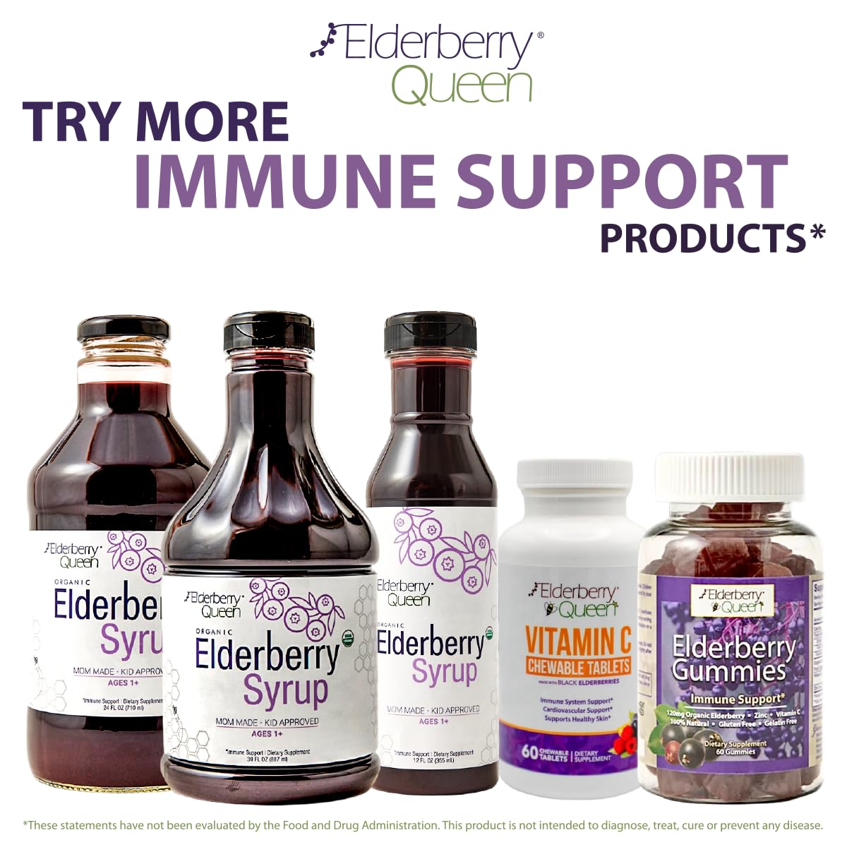Elderberry Queen Organic Elderberry Liquid Supplement