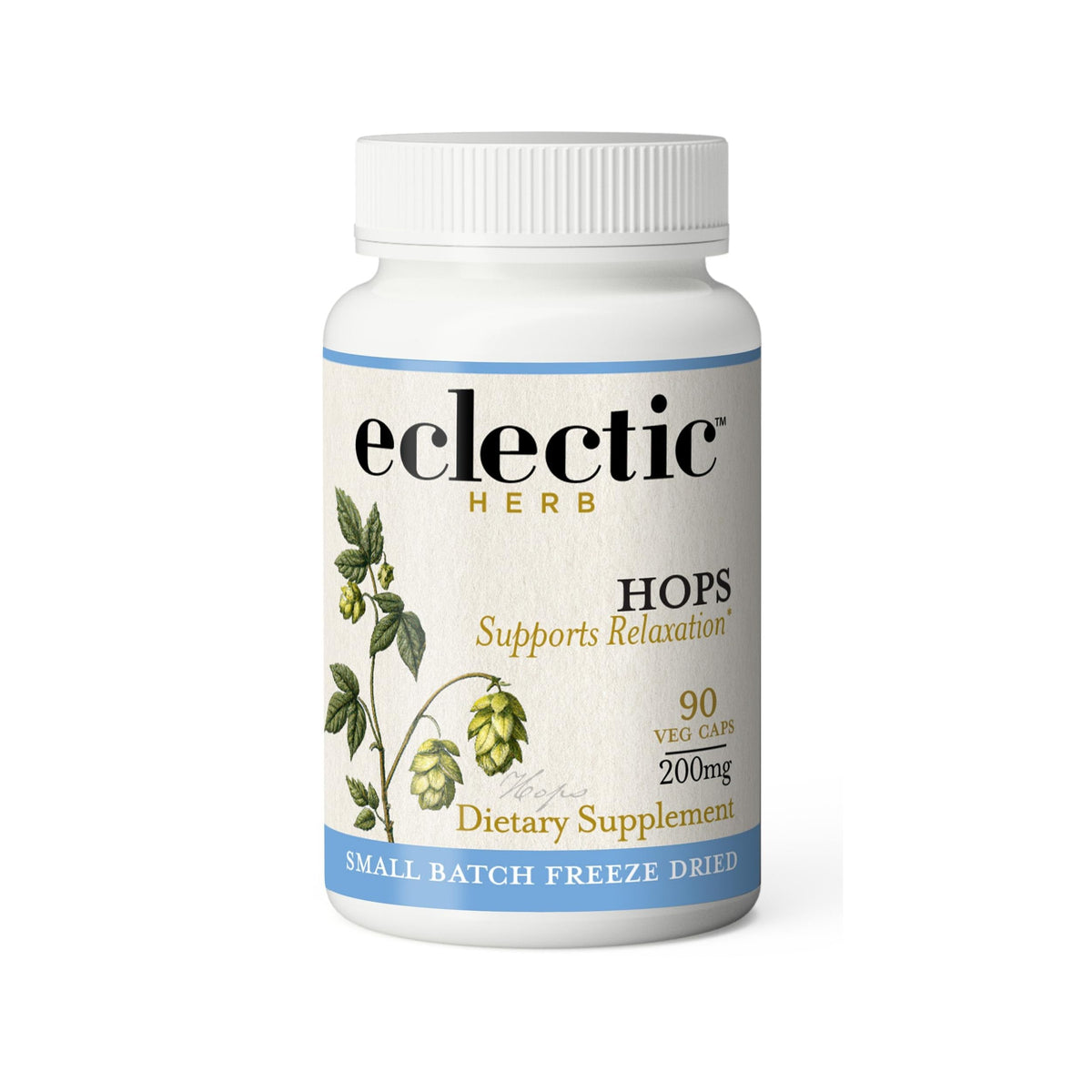 Eclectic Institute Raw Hops Capsules - 90 Count