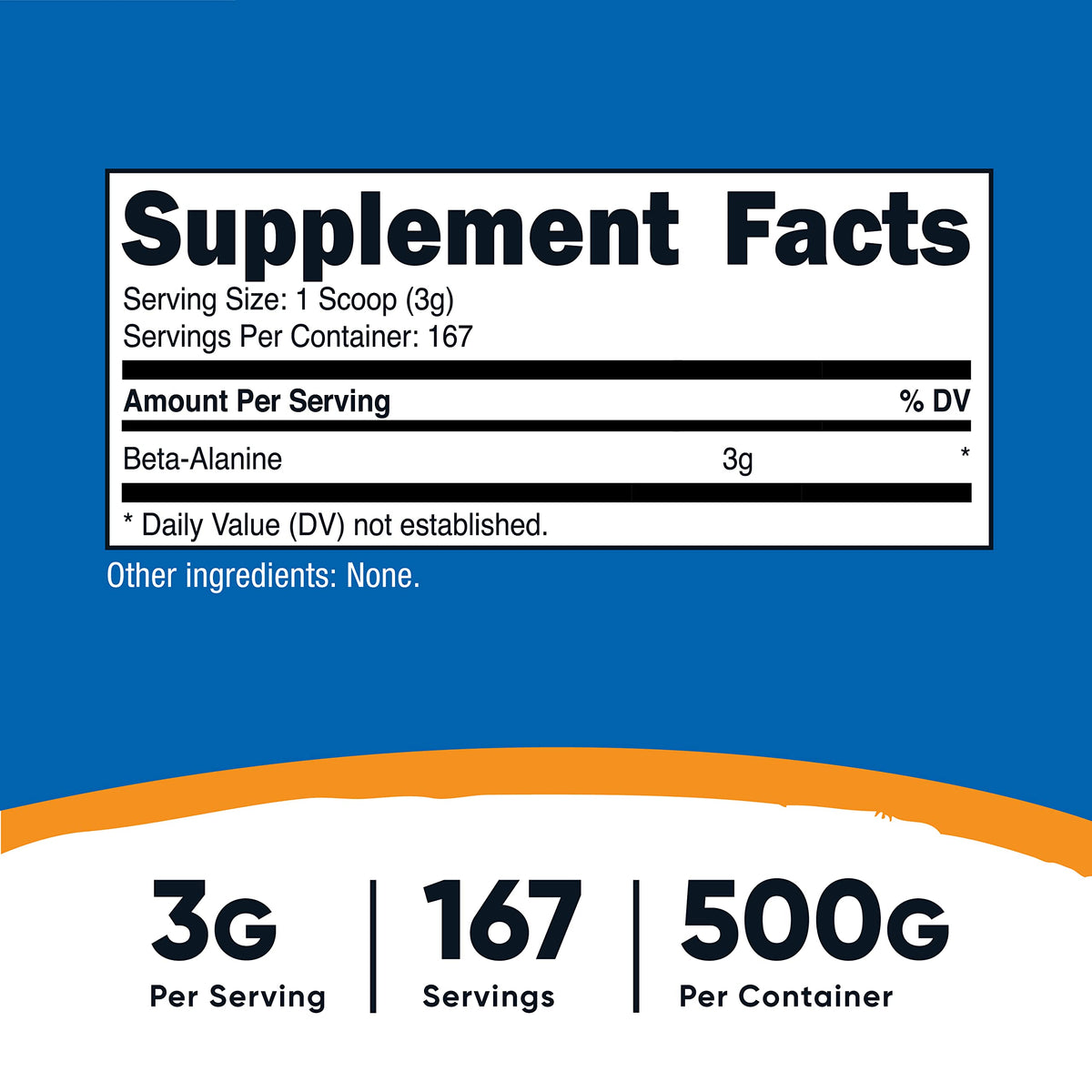 Nutricost Beta Alanine Powder - 1 kg (2 x 500g) - image 2