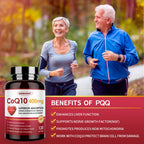 ZEBORA CoQ10 400mg with PQQ Softgels - 120 Servings - image 5