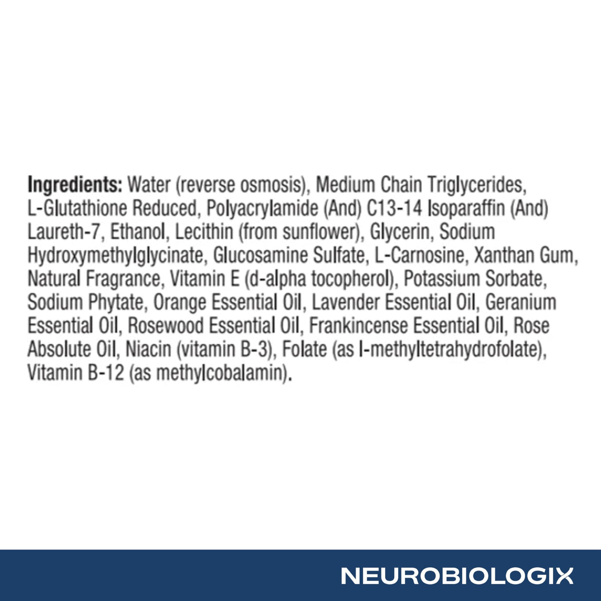 Neurobiologix Glutathione Topical Cream Transdermal - 3 Fl Oz - image 4