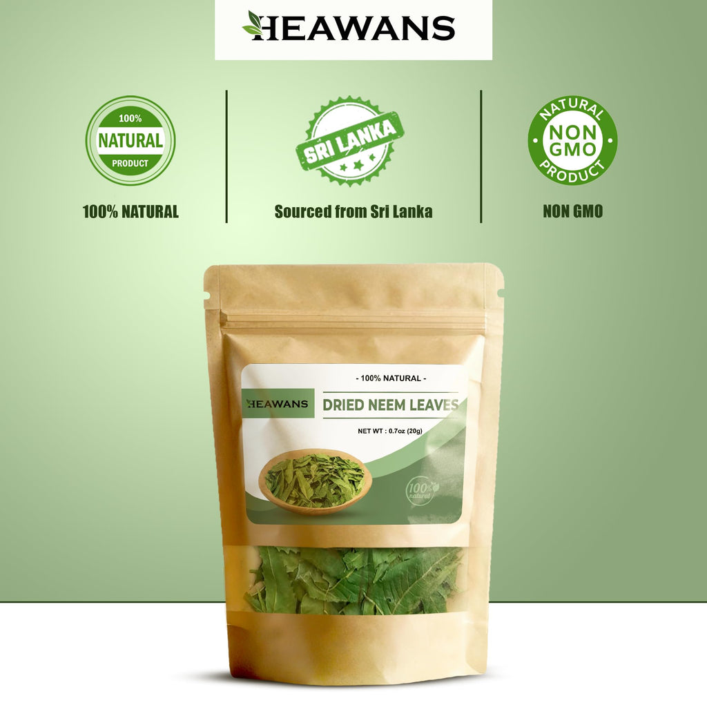 Heawans Dried Neem Leaves Herbal Supplement - 20g - image 4