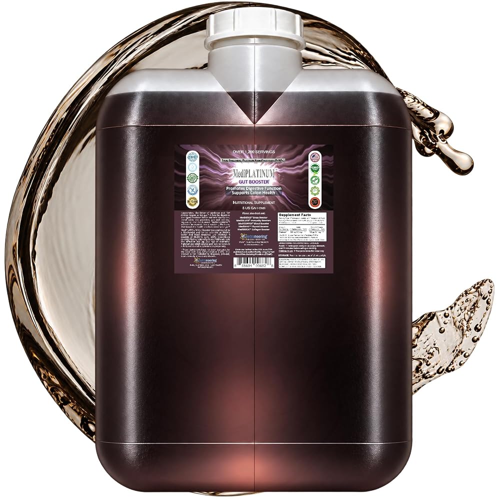 Nutraneering MediPLATINUM Gut Booster Colloidal Platinum - 640 Fl Oz