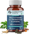 Generic Multivitamin Tablets with Probiotics - 30 Vegetarian Tablets