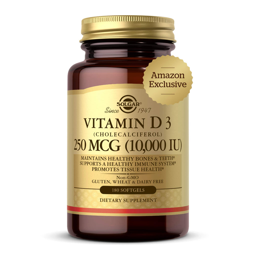 Solgar Vitamin D3 Cholecalciferol 1000 IU - 180 Softgels