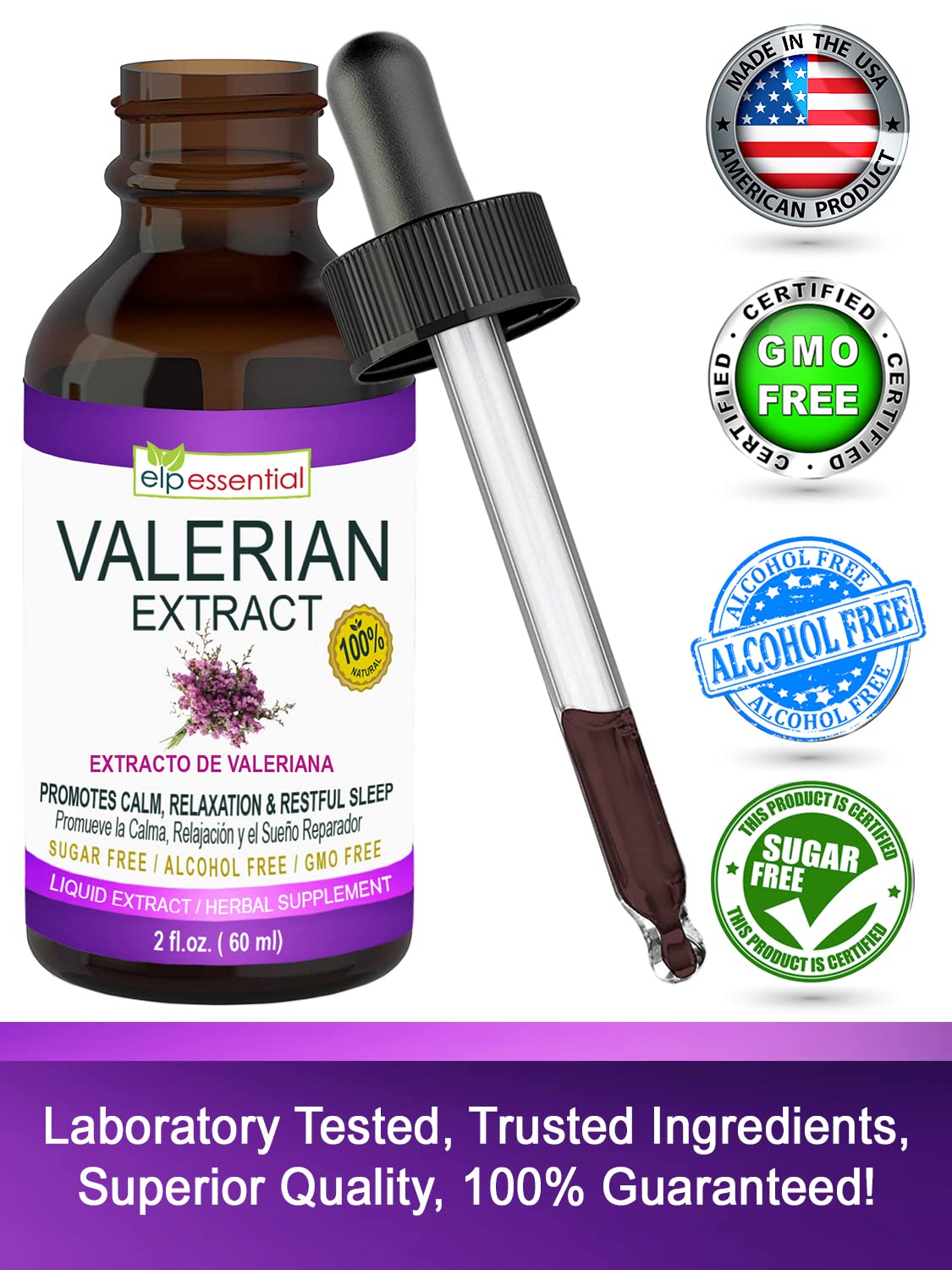 ELP ESSENTIAL Valerian Root Extract Drops - 2 fl oz - image 4