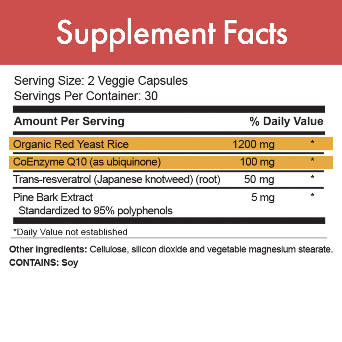 Stop Aging Now RED-Q10 Organic Red Yeast Rice with CoQ10 - image 3