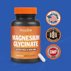 GOODBIO Magnesium Glycinate 500mg - 240 Capsules - image 5