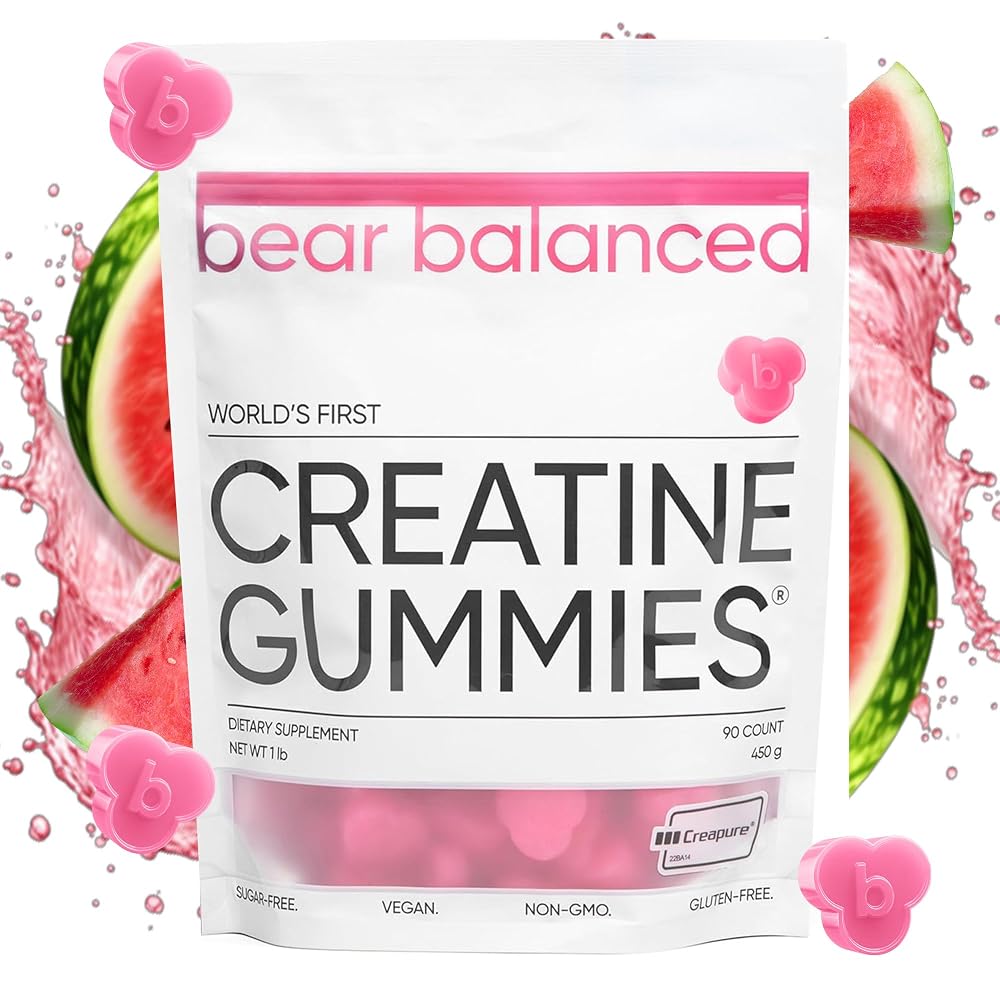 Bear Balanced Creatine Gummies for Men & Women - Creatine Monohydrate