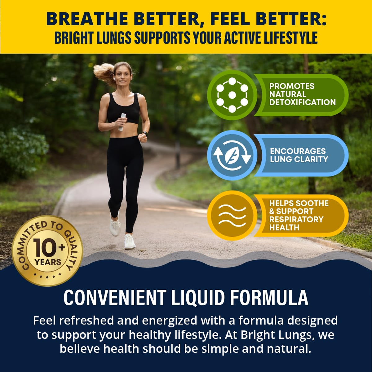 Rejuvica Health Bright Lungs - Lung Detox Support Supplement to Help