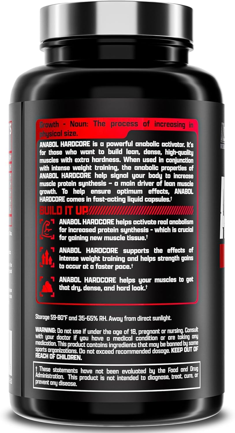Nutrex Research Anabol Hardcore Anabolic Activator - 60 Capsules - image 2