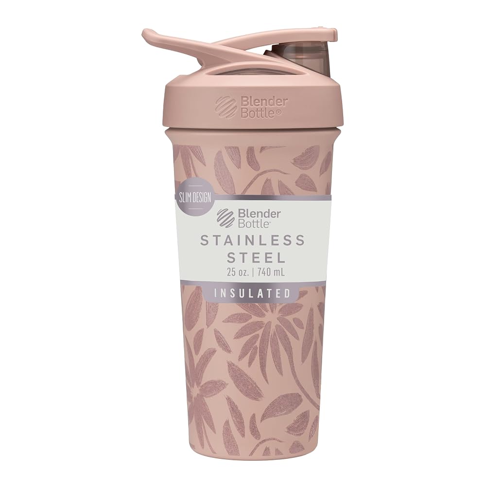 BlenderBottle Sport Flip Stainless Steel Shaker Bottle