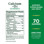 Nature's Bounty Calcium & Vitamin D3 Gummies Bone Health - 70 Count - image 2