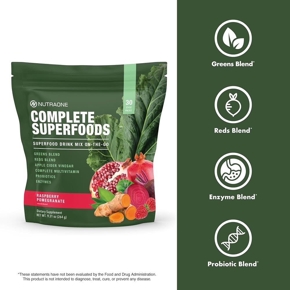 NutraOne Complete Superfoods, Complete Spectrum Multivitamin, Greens