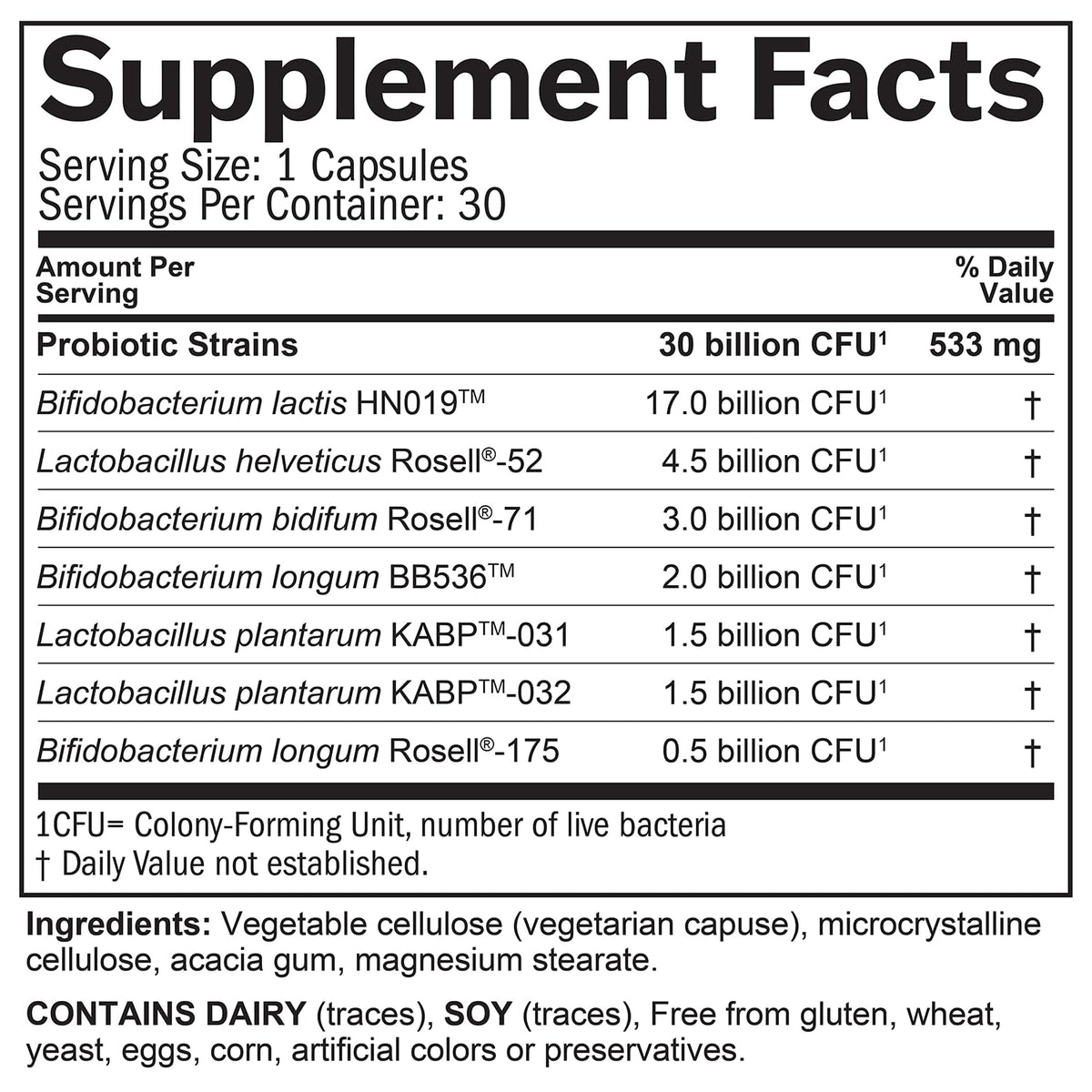 BrainMD ProBrainBiotics MAX Probiotic Capsules - 30 Count - image 4