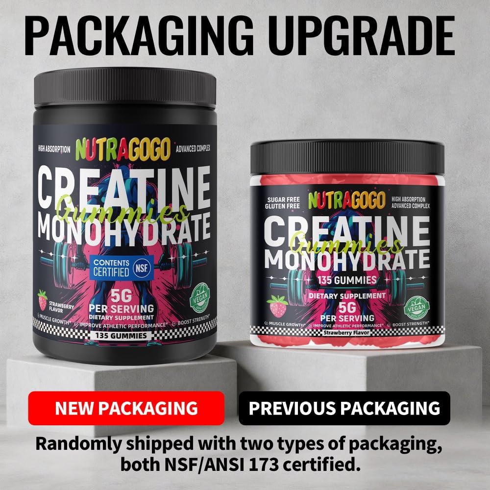 NUTRAGOGO Creatine Monohydrate Gummies
