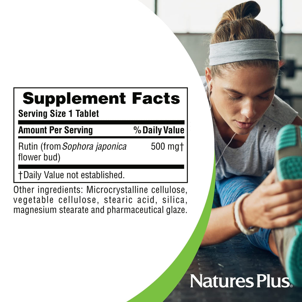 NaturesPlus Rutin 500 mg Bioflavonoid Supplement - 60 Tablets - image 5