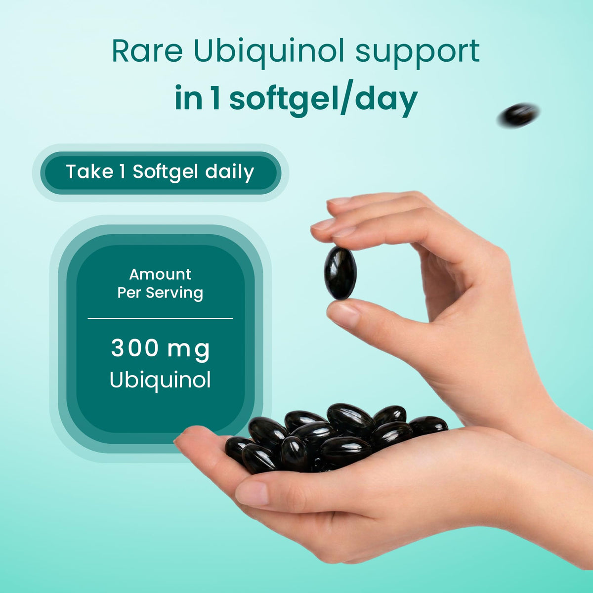Ved Ubiquinol 300mg CoQ10 - 90 Softgels - image 6
