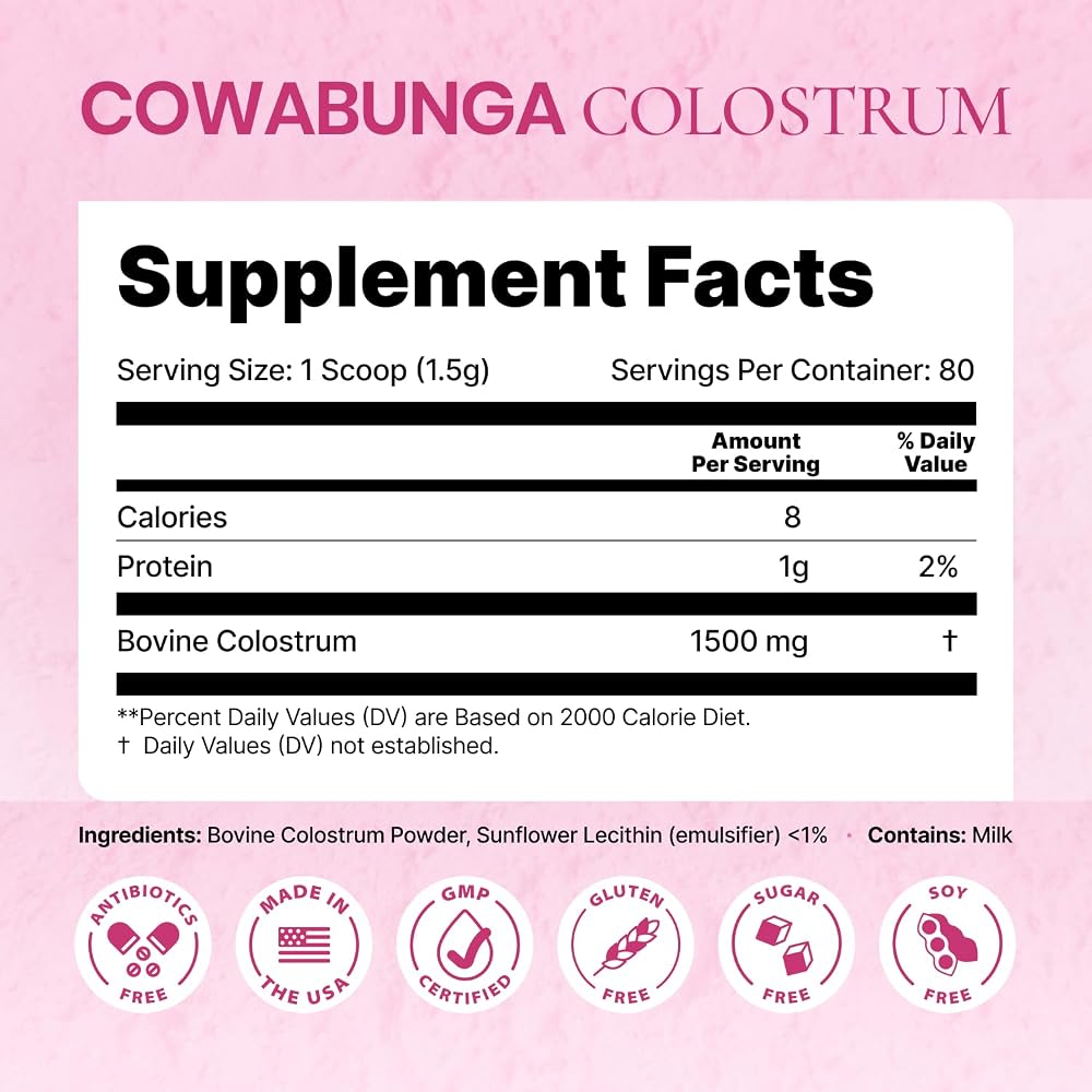 SonoHealth Cowabunga Colostrum - Premium