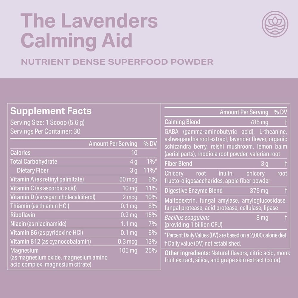 Proper The Lavenders Calming Aid Magnesium Drink Mix - 30 Servings - image 7