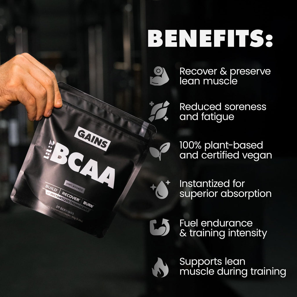 Gains in Bulk BCAA Powder