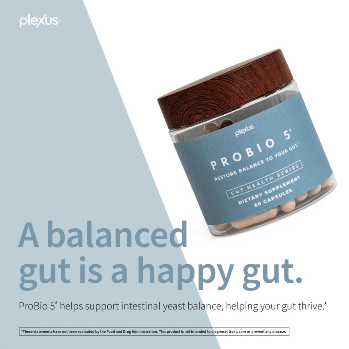 Plexus ProBio 5 Probiotic 3 Billion CFU - 60 Capsules - image 2