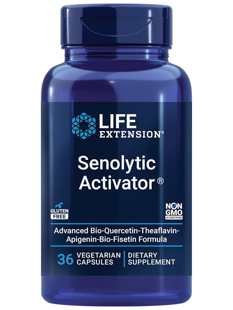 Life Extension Senolytic Activator with Quercetin & Fisetin - 96 Capsules - image 2