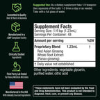 Rejuvica Health Active Ginseng Korean Red Panax Ginseng with Natural