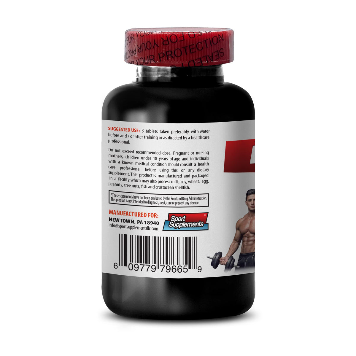 Sport Supplements BCAA 3000MG Branched Chain Amino Acids - 240 Tablets - image 3